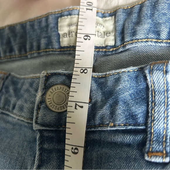 Aeropostale Low-rise Blue Straight Leg Capri Jeans Size 5 - Picture 5 of 9